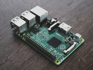 silver and green circuit board